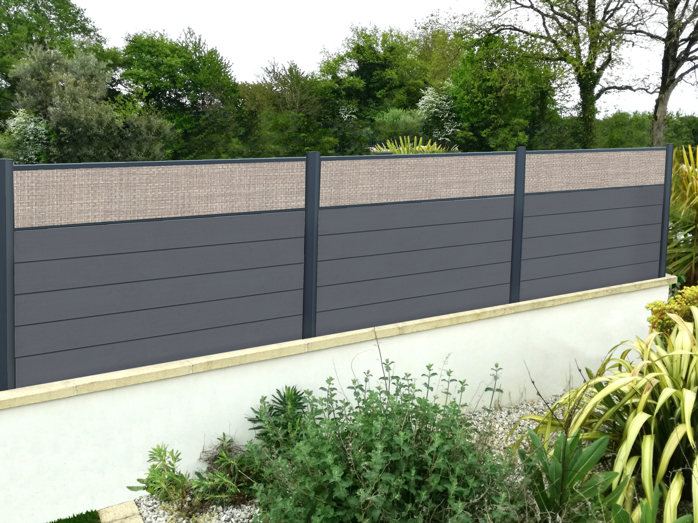 Claustra Déco Océwood® • Boréale • Double